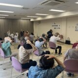 UR袖ケ浦様で介護予防体操・健康ツボ押しのレクリエーションを開催しました